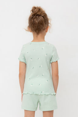 Шорты Crockid КР 400417-1 пастельно-зеленый футер  фото 11