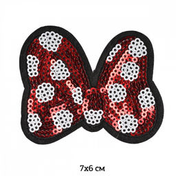 Термоаппликации арт.TBY.2234.1 Бантик 7х6см, уп.10 шт.