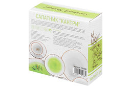 Салатник 14*14*5,5 см 500 мл Кантри зеленый - Elan gallery фото 10