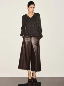 Джемпер с V-образным вырезом с шерстью альпаки / Zarina