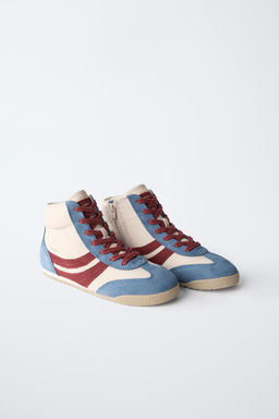 CONTRAST HIGH-TOP TRAINERS - Zara фото 2