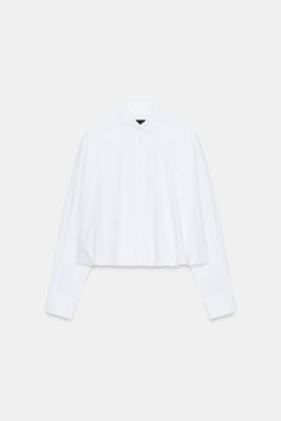 POPLIN BALLOON SHIRT - Zara фото 7