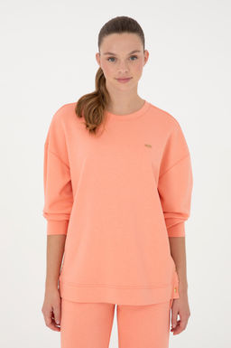 Женский свитшот с лососем Неожиданная скидка в корзине