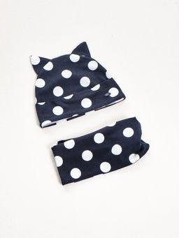 Комплект (шапка+снуд) UD 3012 горох - Mini maxi фото 4