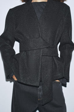 SOFT BELTED CARDIGAN - Zara фото 3