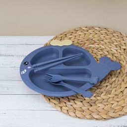 Тарелка "Whale", blue