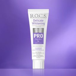 Зубная паста R.O.C.S. PRO. Деликатное Отбеливание, Fresh Mint, 135 гр РОКС  фото 4