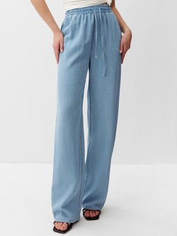 Брюки женские MIST Denim, размер 46 (L), голубые