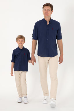 Erkek _ocuk Lacivert Uzun Kollu Basic G_mlek Sepette S_rpriz _ndirim - U.s. polo assn фото 4