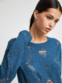 10200310394 Джемпер жен. Marmorata сине-зеленый - Concept club фото 2