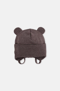 Crockid _ КВ 20374/коричневый меланж шапка дет