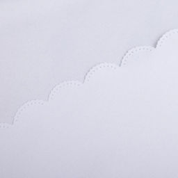 Скатерть однотонная «Доляна» Patterns, d=300, белая