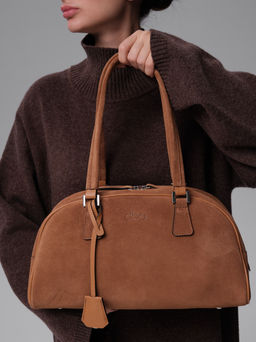 Замшевая сумка Charlotte DBR 31358 светло-коричневый