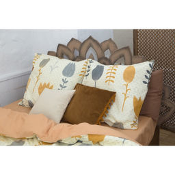 Постельное бельё Этель евро Autumn flowers 200*217 см, 240*220 см, 70*70 см - 2 шт  фото 11