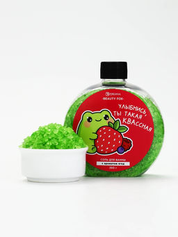 Соль для ванны с ароматом ягод, 350 г, BEAUTY FOX