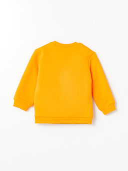 Bisiklet Yaka Bask?l? K?z Bebek Sweatshirt - Waikiki фото 2