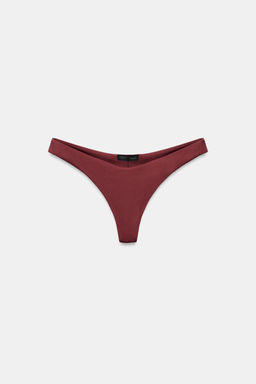 BRAGUITA BIKINI FRUNCE / Marr?n - Zara фото 2