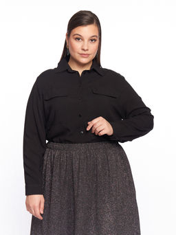 Блузка черная BL50504BLK01