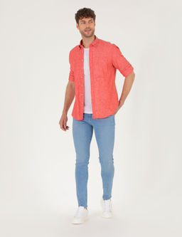K_rm_z_ Regular Fit Uzun Kollu G_mlek - Pierre cardin фото 4