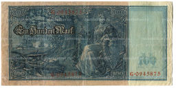 Банкнота 100 марок 1910 года Германия