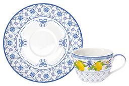 Чашка с блюдцем Positano, 0,24 л - Easy life фото 3