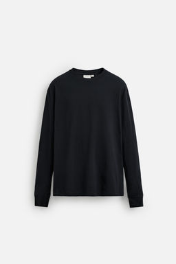 LIGHTWEIGHT LONG SLEEVE T-SHIRT - Zara фото 7