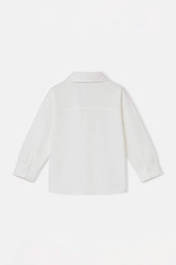 Wardrobe Essentials Beyaz %100 Pamuk Gomlek