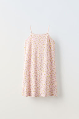 6-14 YAS/ CICEK DESENLI ASKILI GECELIK - Zara фото 2