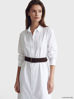 Платье-рубашка Poplin из поплина