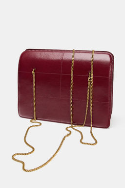 LEATHER SHOULDER BAG - Zara фото 4