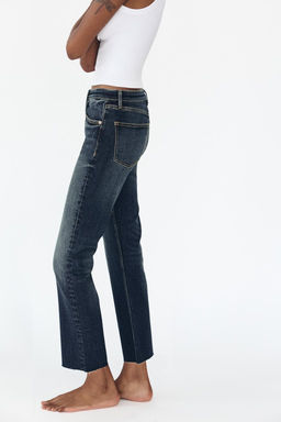TRF CROPPED FLARE HIGH-WAIST JEANS - Zara фото 11