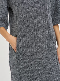 платье серое с рукавом 3/4 - Glenfield фото 5