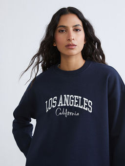 Nak??l? Kad?n Kal?n Sweatshirt Tunik