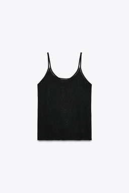 KNITTED STRAPPY TOP - Zara фото 9