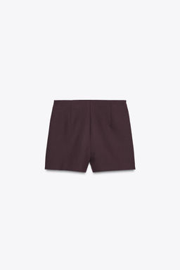 PLEATED CHAIN BERMUDA SHORTS - Zara фото 7