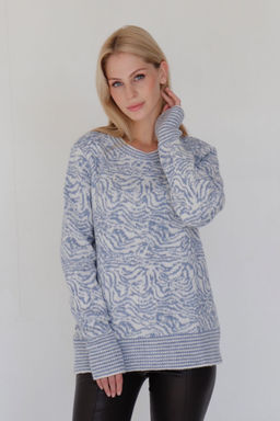 10414 Джемпер серо-голубой - Martichelli фото 13