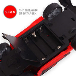 Машина радиоуправляемая SMOKE, эффект дыма, свет, цвет красный - Автоград фото 5
