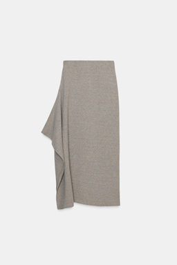 ASYMMETRIC MIDI SKIRT - Zara фото 7