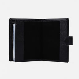 Обложка на кнопке, для автодокументов, паспорта, карт, купюр, цвет чёрный - Simaland фото 4