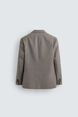 BLAZER REGULAR FIT TRAJE ESTRUCTURA / Beige - Zara фото 9
