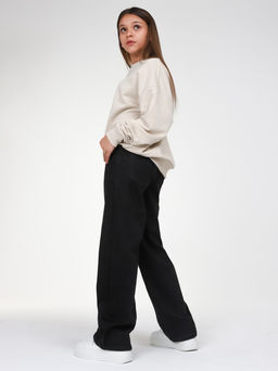 Джинсы-багги утеплённые для девочек - СИНЯЯ МОДА фото 7