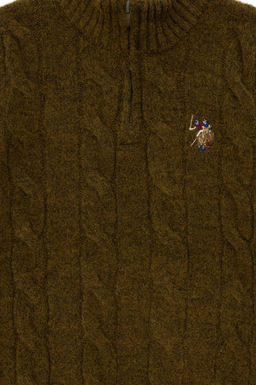 Свитер цвета хаки для мальчика Неожиданная скидка в корзине - U.s. polo assn фото 3