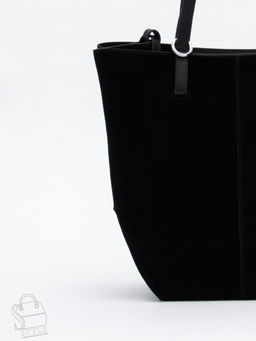 Сумка женская кожаная 2403YF black Polina&Eiterou