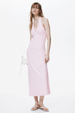 Maxivestido con escote halter - H&m фото 4