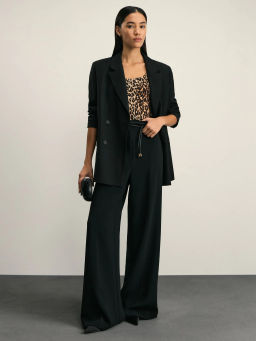 Базовый топ с широкими бретелями с принтом / Zarina  фото 3