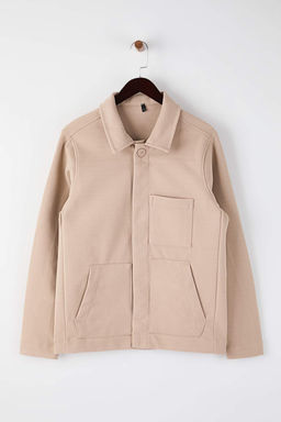 Antrasit Regular Erkek Mont TMNAW26MO00033 - Trendyolmilla фото 7