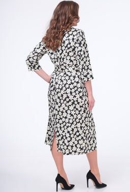 Платье Taita plus 2205 молочно-чёрный