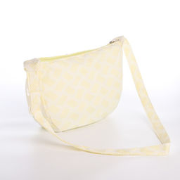 Сумка молодёжная на молнии, 36?8?23 см, голубая