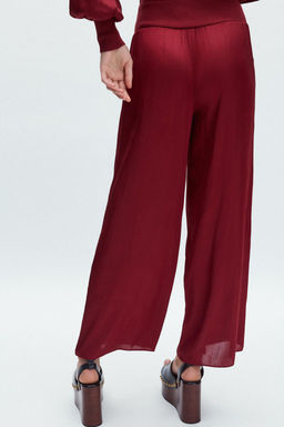 SATIN RIBBED TROUSERS - Zara фото 4