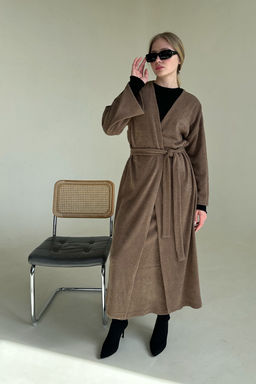 Кардиган WOOL044/04/Коричневый - M&G all natural фото 8